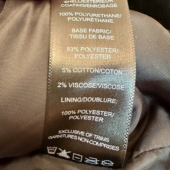 Silver Jeans Co Black Faux Moto Jacket Womens Size 2X - Picture 7 of 11